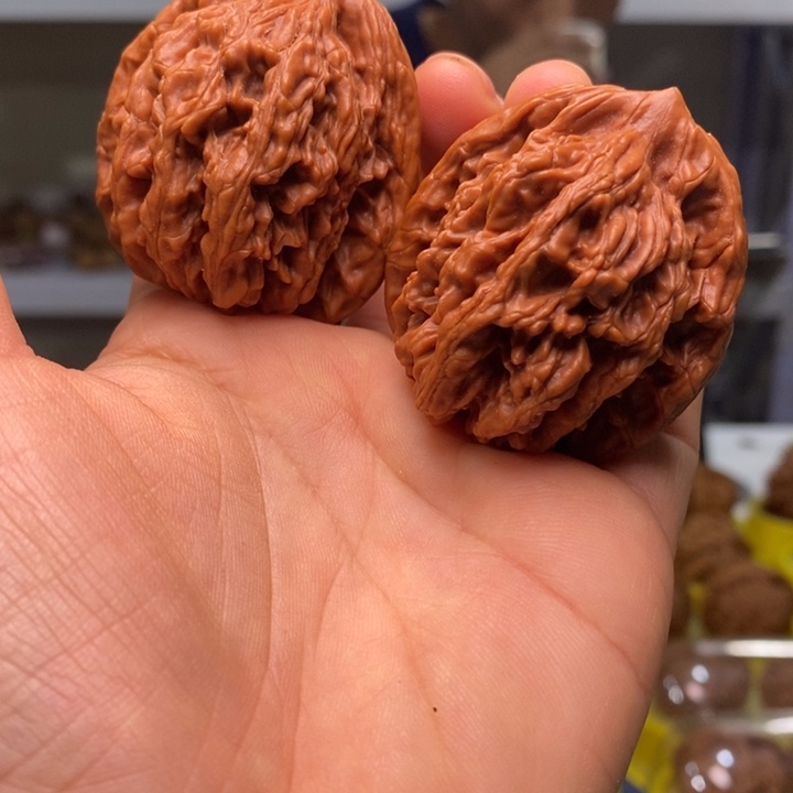 吊坠文玩核桃文玩核桃虎头44～