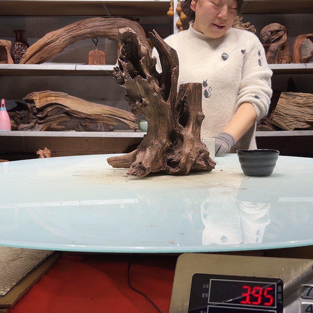 紫砂镂空孤*紫柚沉木1975