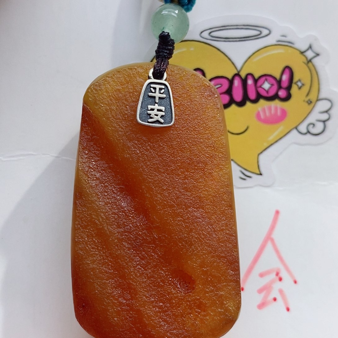 琥珀未镶嵌珠宝奇石蜜蜡吊坠