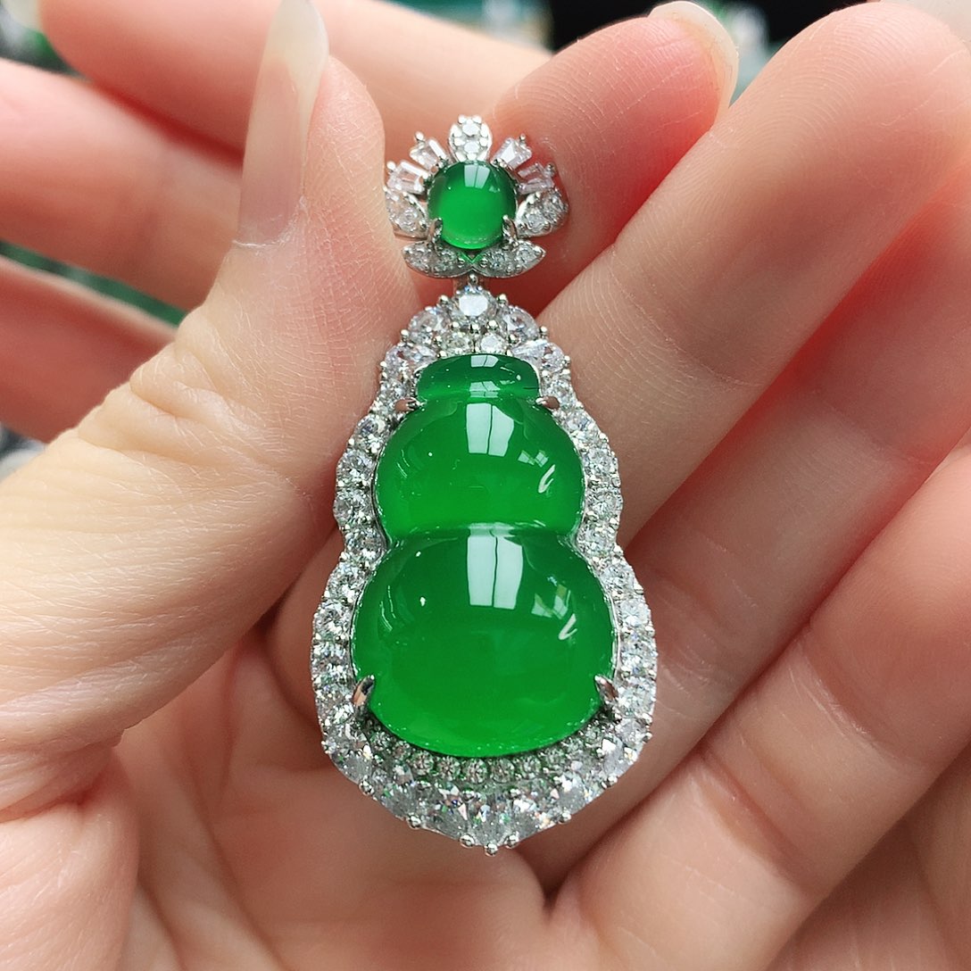 玛瑙/玉髓吊坠银S925镶嵌