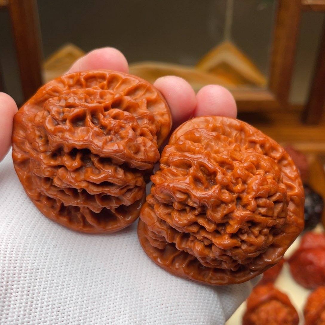 文玩核桃把件官帽48