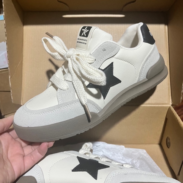 新款7527休闲板鞋小白鞋24Q