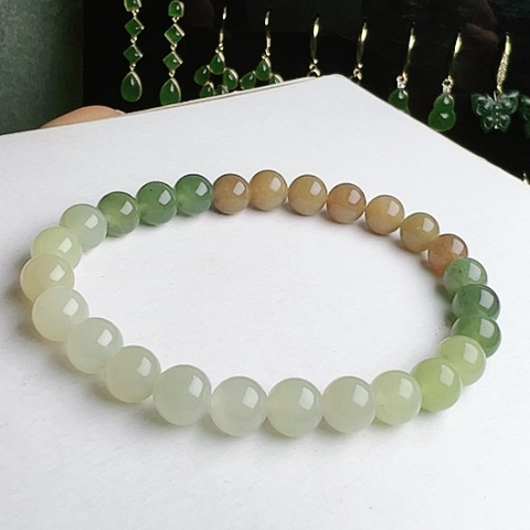 和田玉手串未镶嵌