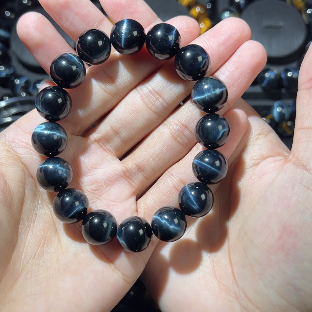 木变石手链未镶嵌不**生蓝虎14咪