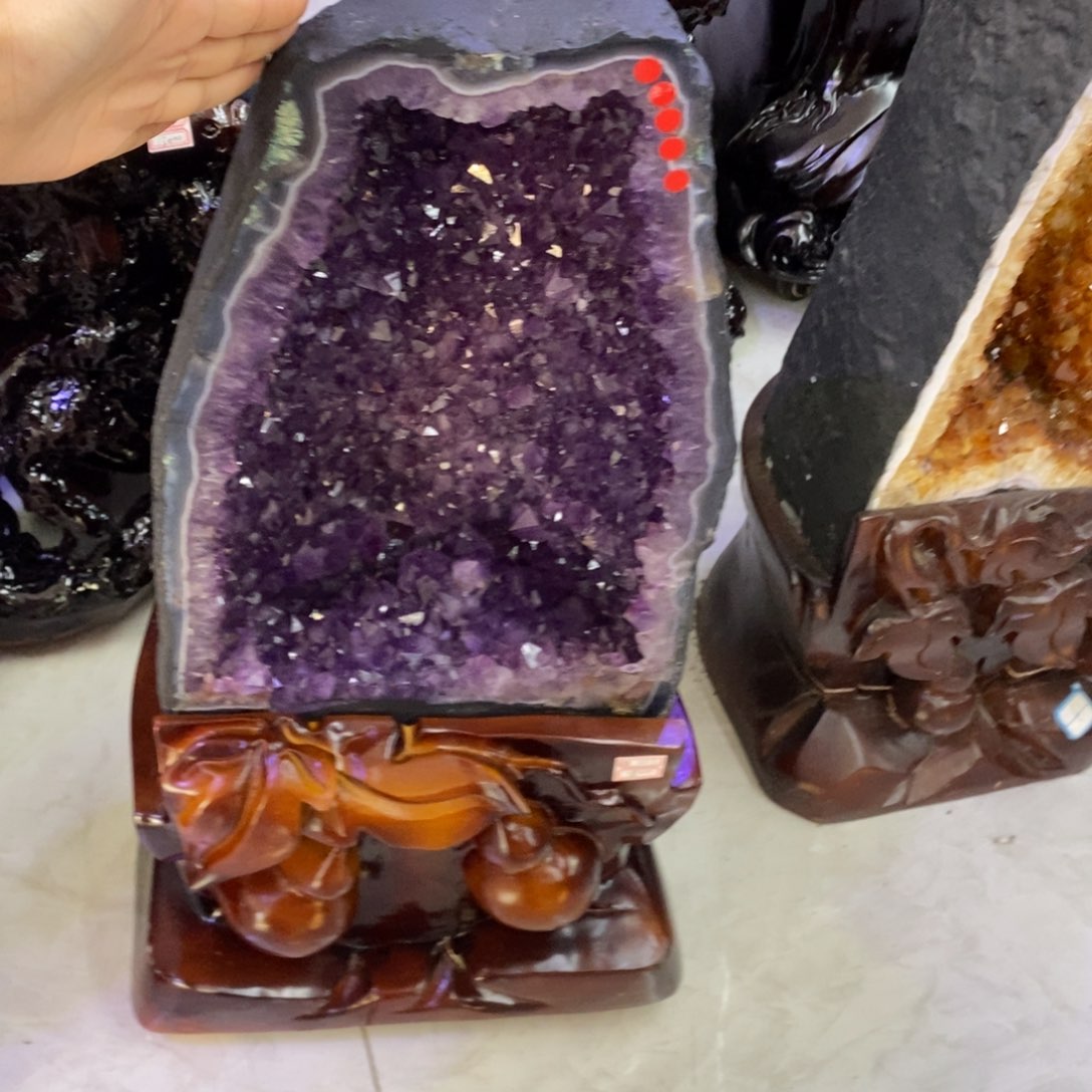 水晶摆件婷未镶嵌