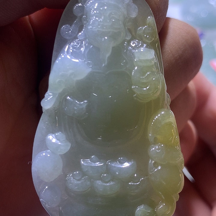 翡翠未镶嵌颈饰天然翡翠A货吊坠