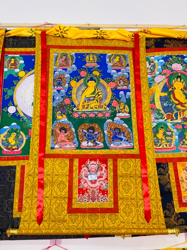 热贡精品唐卡释迦牟尼手绘27