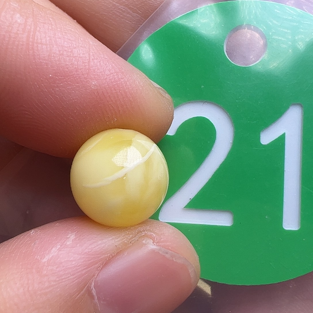 蜜蜡未镶嵌珠宝奇石10mm微瑕