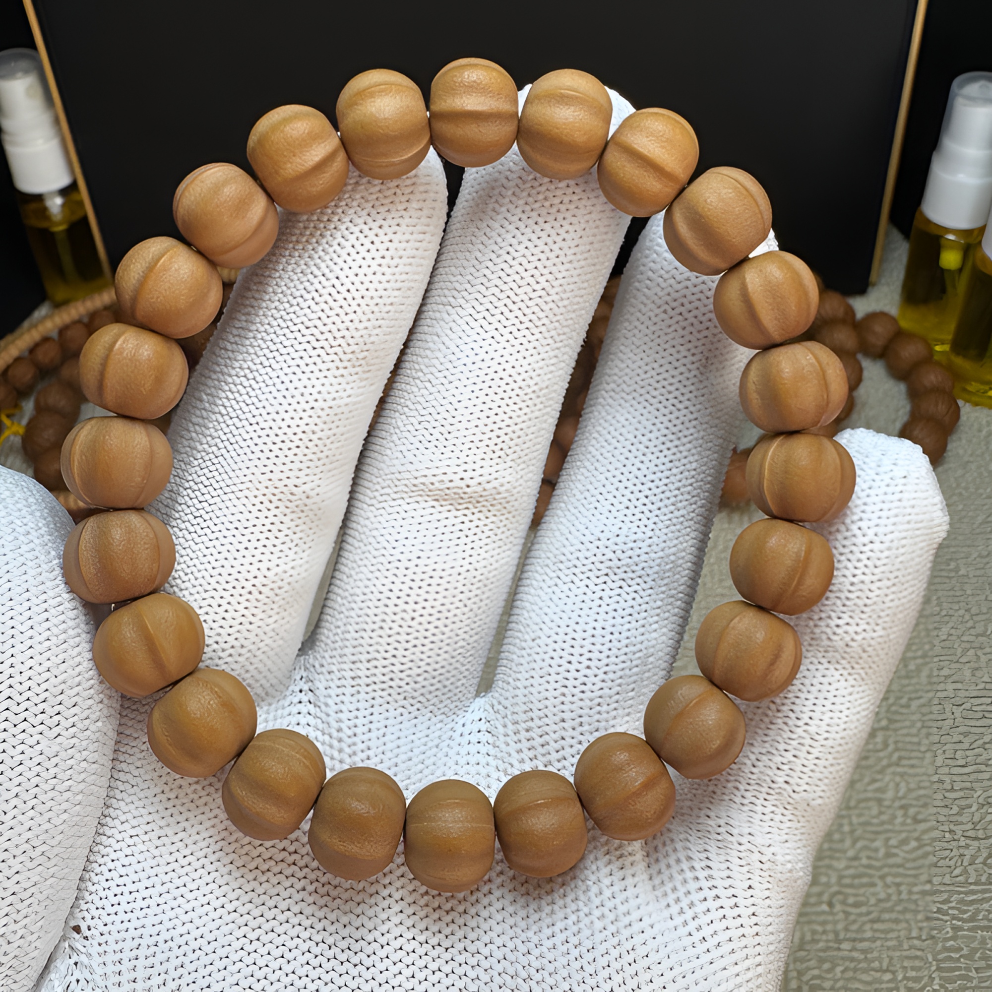 鲨鱼背全品无瑕疵精工猴头手串