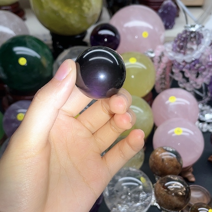 水晶天然水晶球卡3未镶嵌