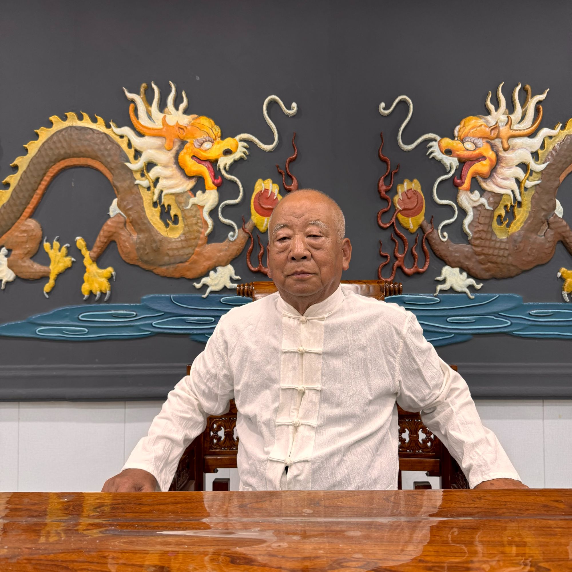 【DKZ藏品/安新民/字画/龙行天下/不带框】