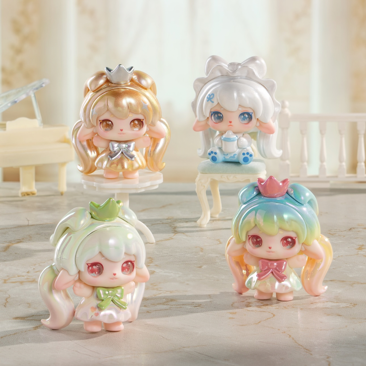 【代拆】哈喽小兔系列mini萌粒潮玩盲盒可爱手办礼物