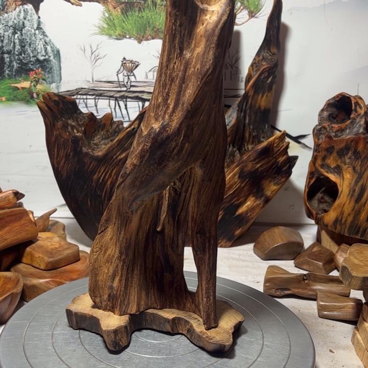 厦***宿木一物一拍风化摆件70元