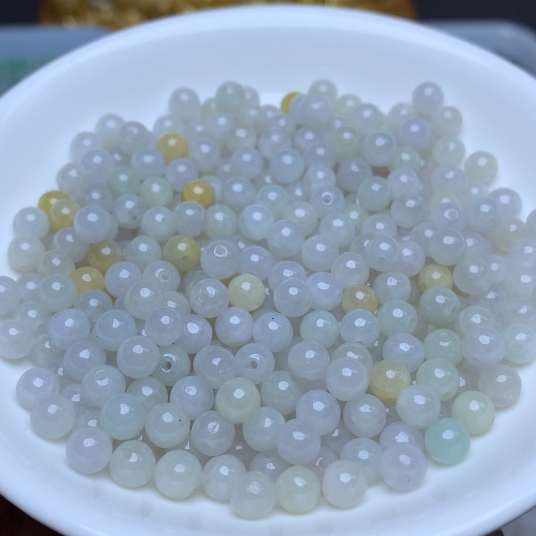 【闪购商品】翡翠手链未镶嵌卡5.4冰淡紫50个