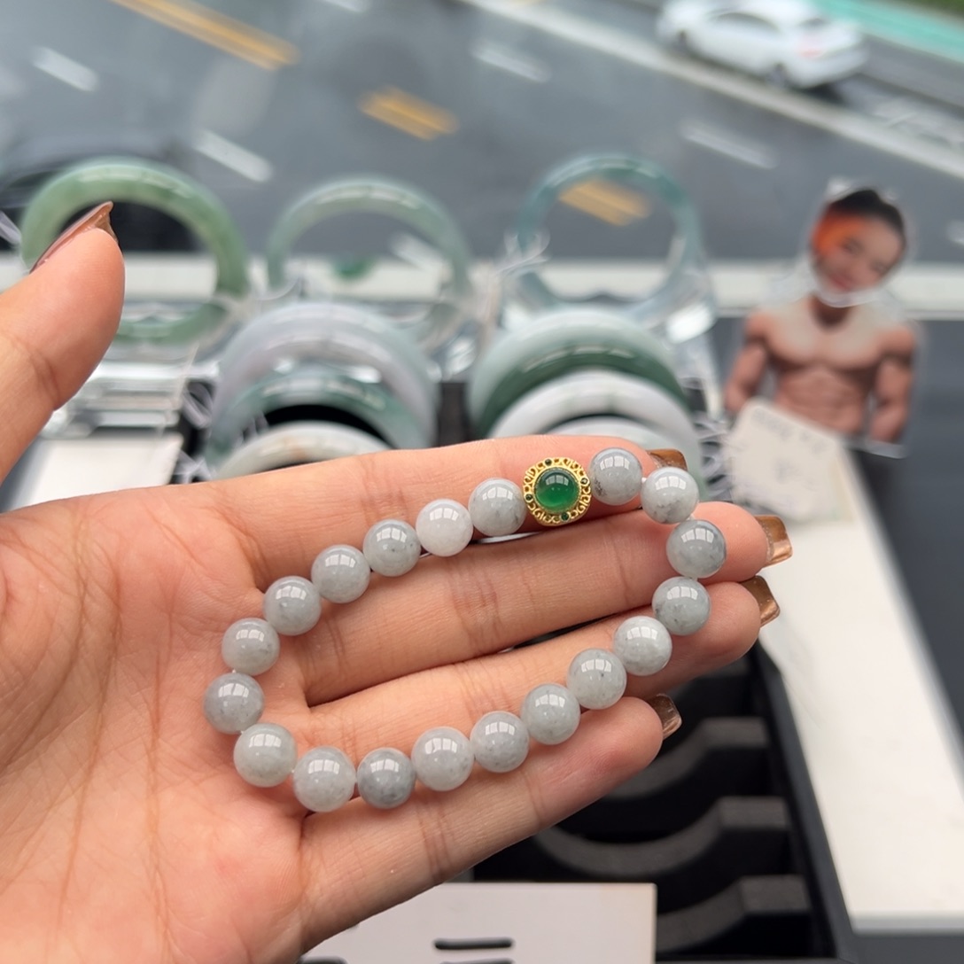 未镶嵌手链翡翠翡翠