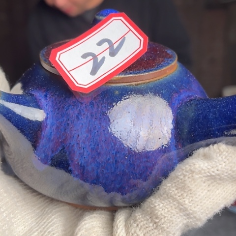 牛家钧窑牛自恒老师钧瓷壶