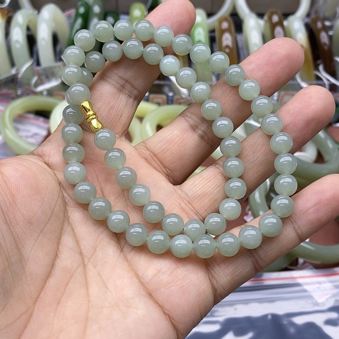 项链未镶嵌和田玉卡8