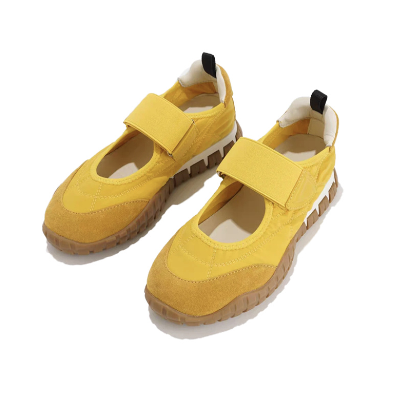 【DG ARTIST】2025新款时尚减龄透气芭蕾舞一字带魔术贴女鞋