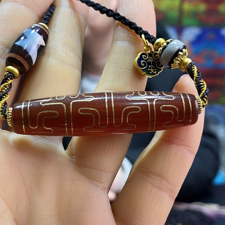 玛瑙/玉髓颈饰合金