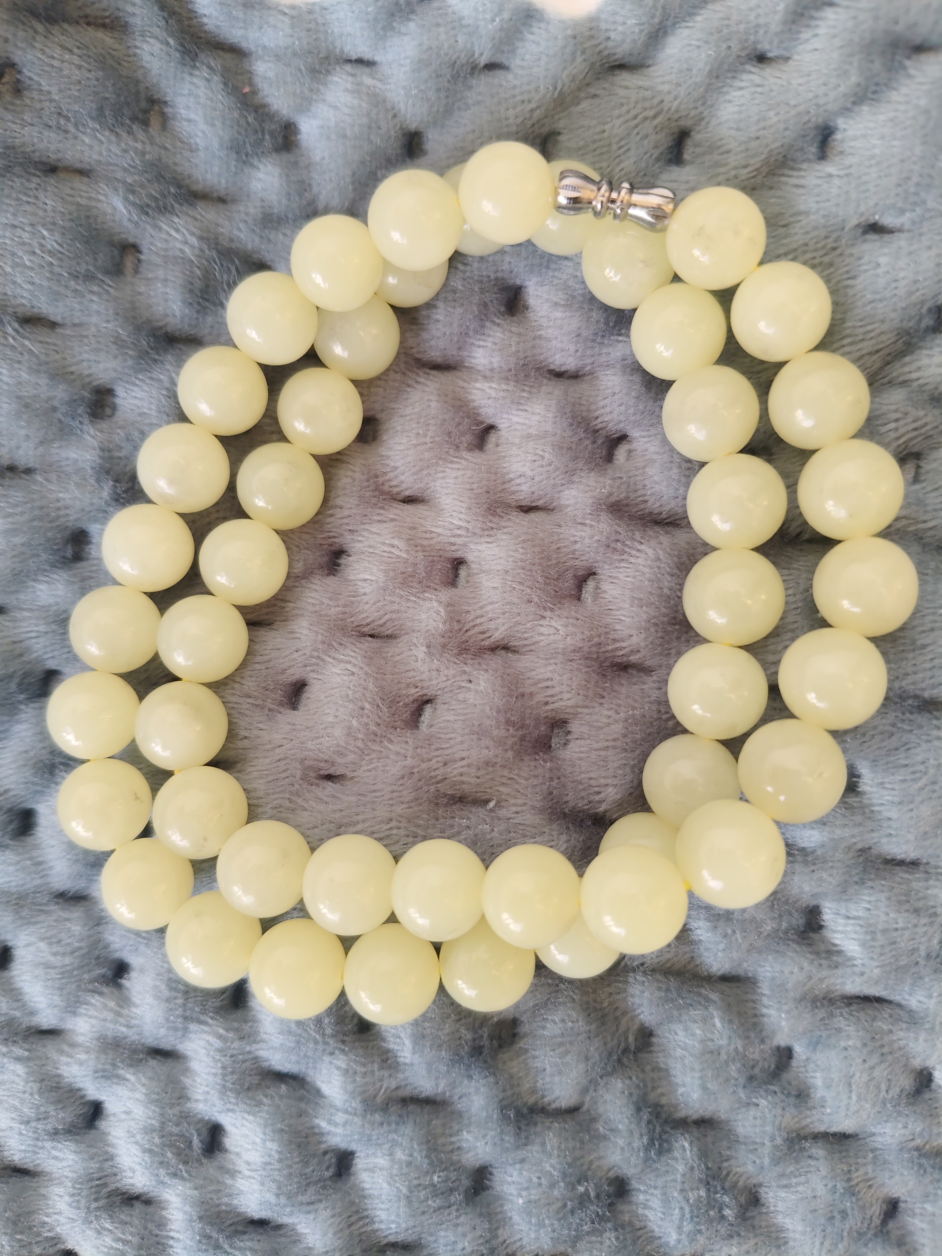 鸡油黄圆珠妈妈链女款时尚百搭单圈