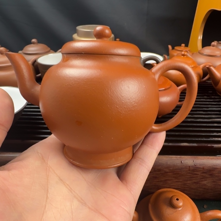 宋***子手工南州朱泥壶容量160cc