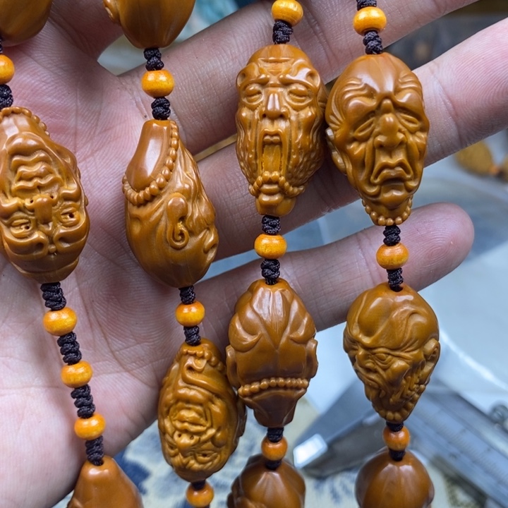 橄榄核手串/手链橄榄核雕工艺手串