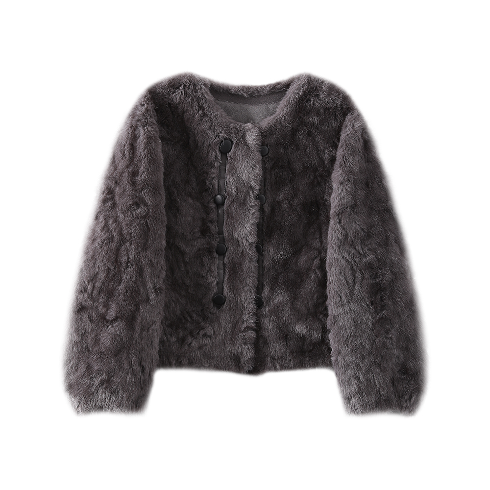 冬季新款时尚女士气质百搭加厚毛绒外套58689138