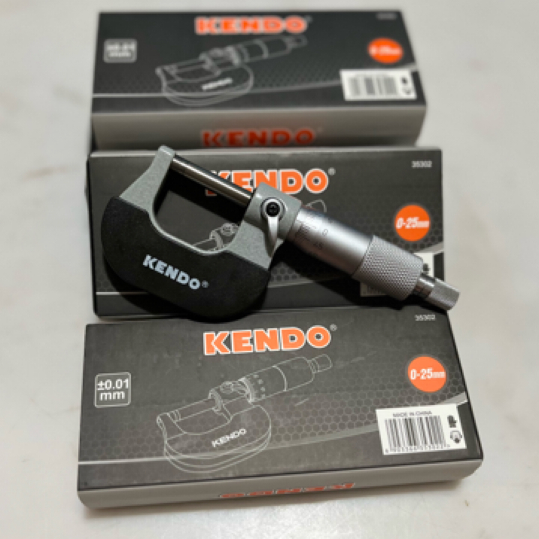 外径千分尺0-25毫米 kendo工业级高精度外径千分尺0-25毫米