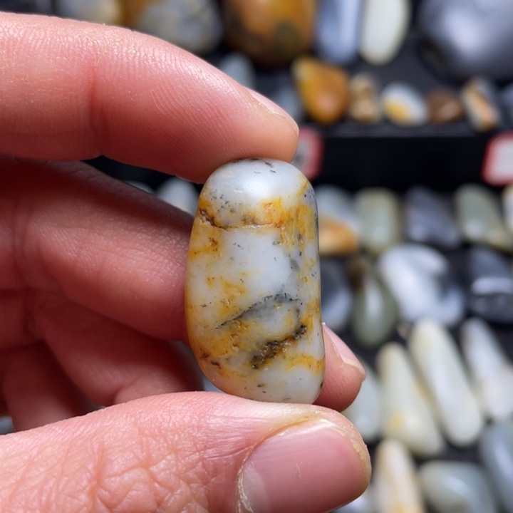 和田玉未镶嵌挂件84