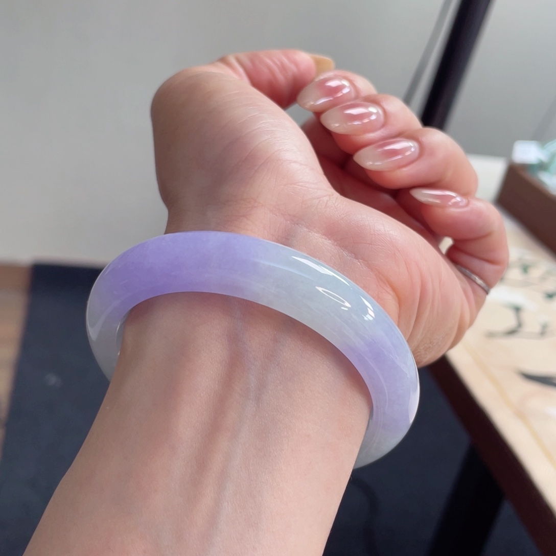 未镶嵌手镯翡翠14号色货春彩