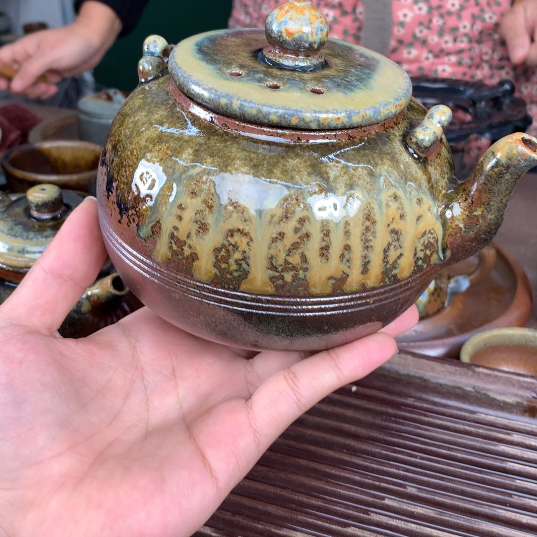 紫砂柴烧纯自然柴烧