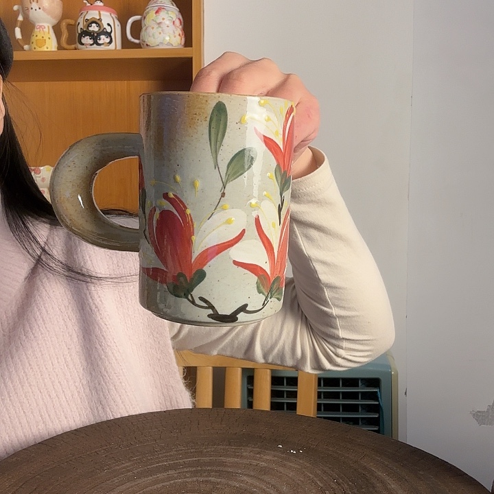 自***卷手捏手绘景德镇陶