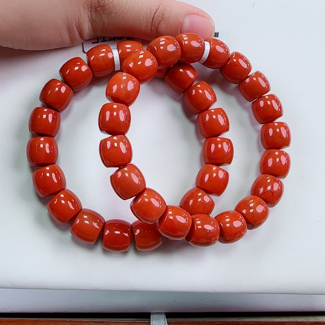 南红玛瑙瓦西收藏级单圈12mm（多样式发其一）未镶嵌