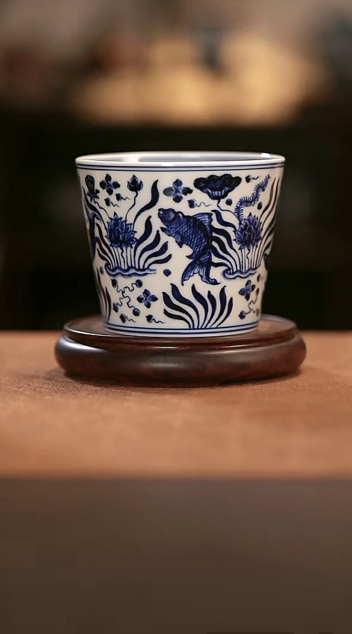 舜瓷天工一品玉藻纹冰桶杯