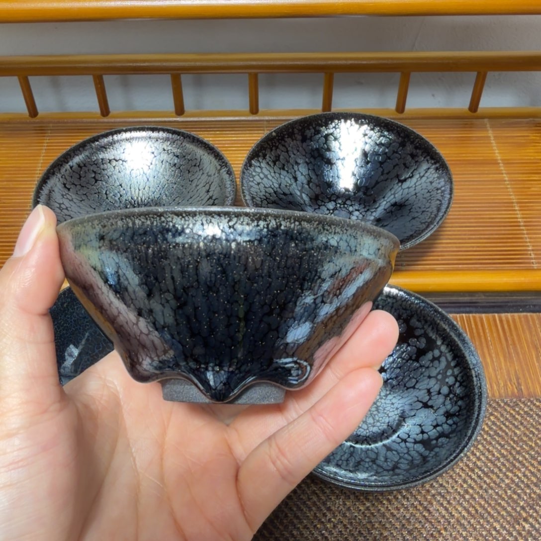 茶盏建盏手工制作主人杯茶杯的