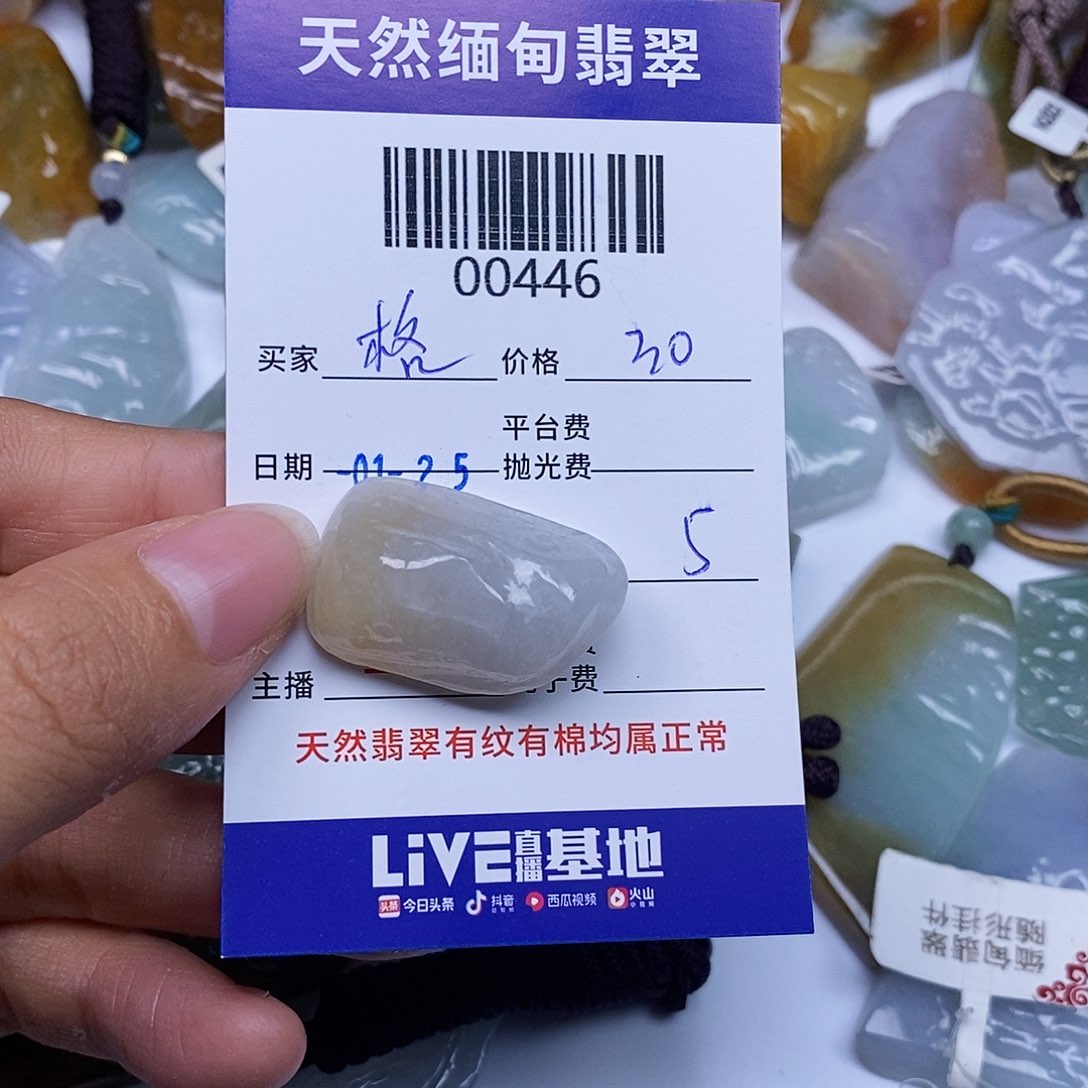 翡翠颈饰未镶嵌格**开