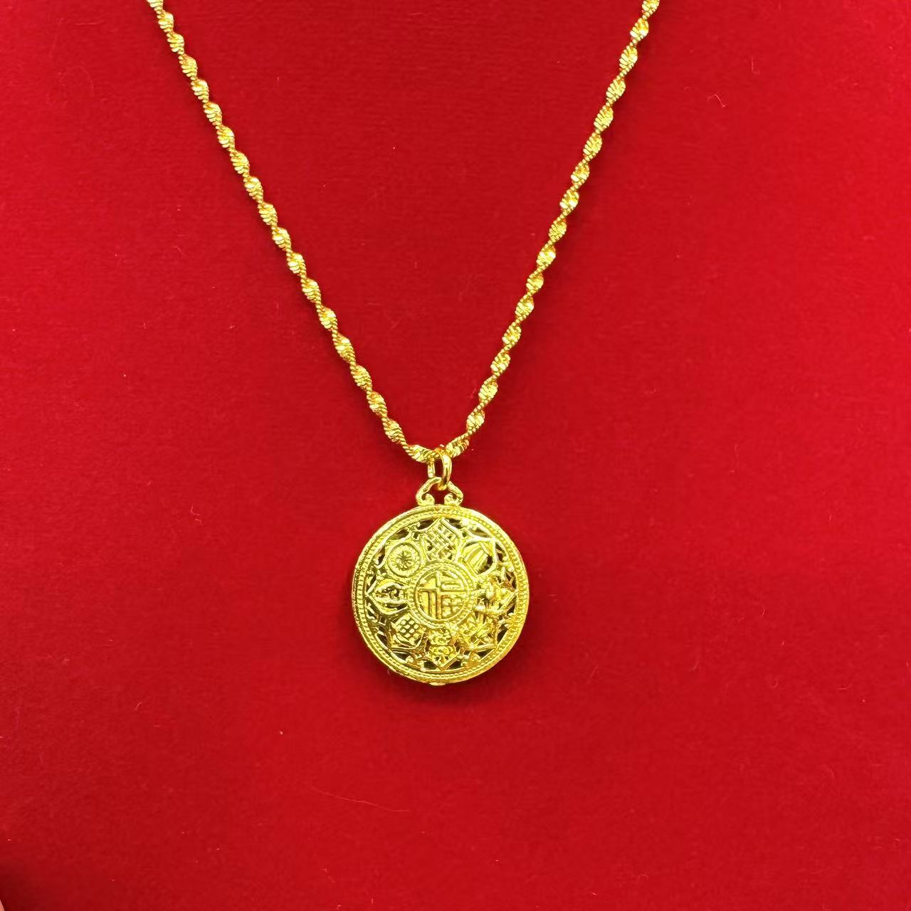 金红阁【徐总】传承经典福字牌八宝罗盘吊坠赠链【SCD06】