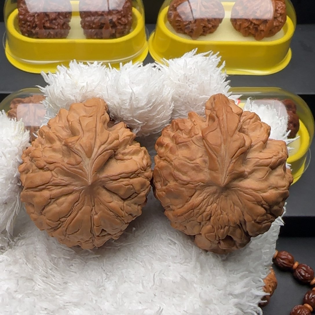 文玩核桃把件龙鼎一帆风顺全52