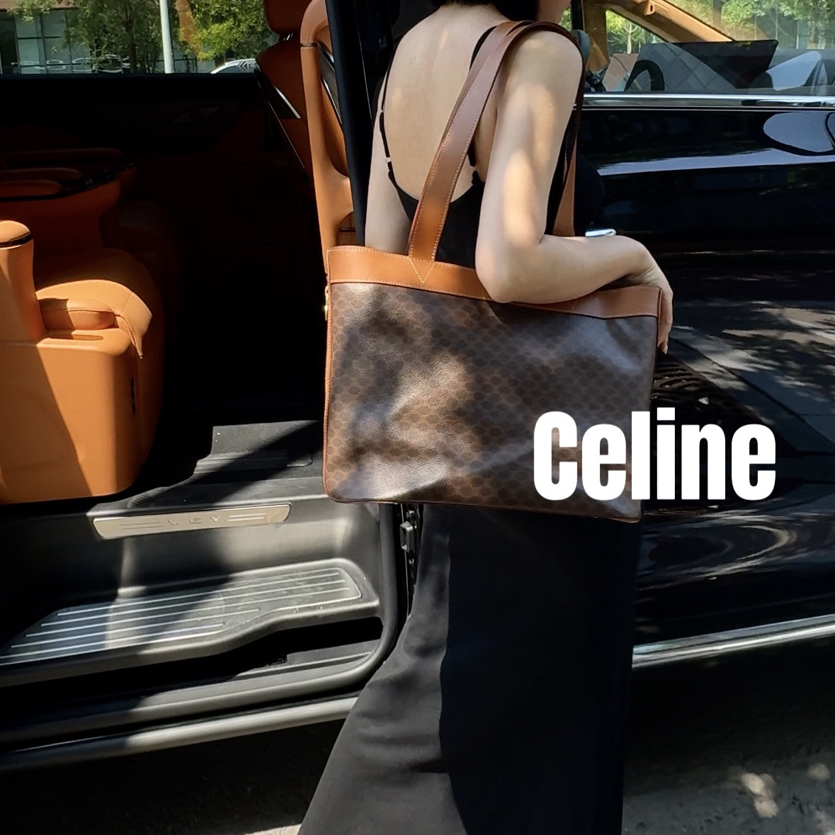 修复品8614108/Celine/思琳老花托特包配皮换新