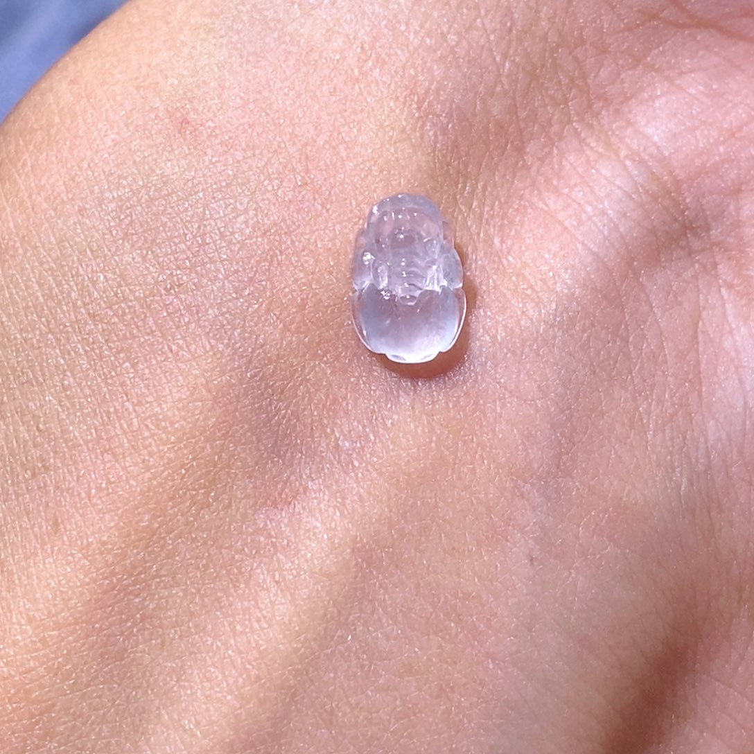 定制翡翠未镶嵌翡翠8.7*5.8*3.5貔貅