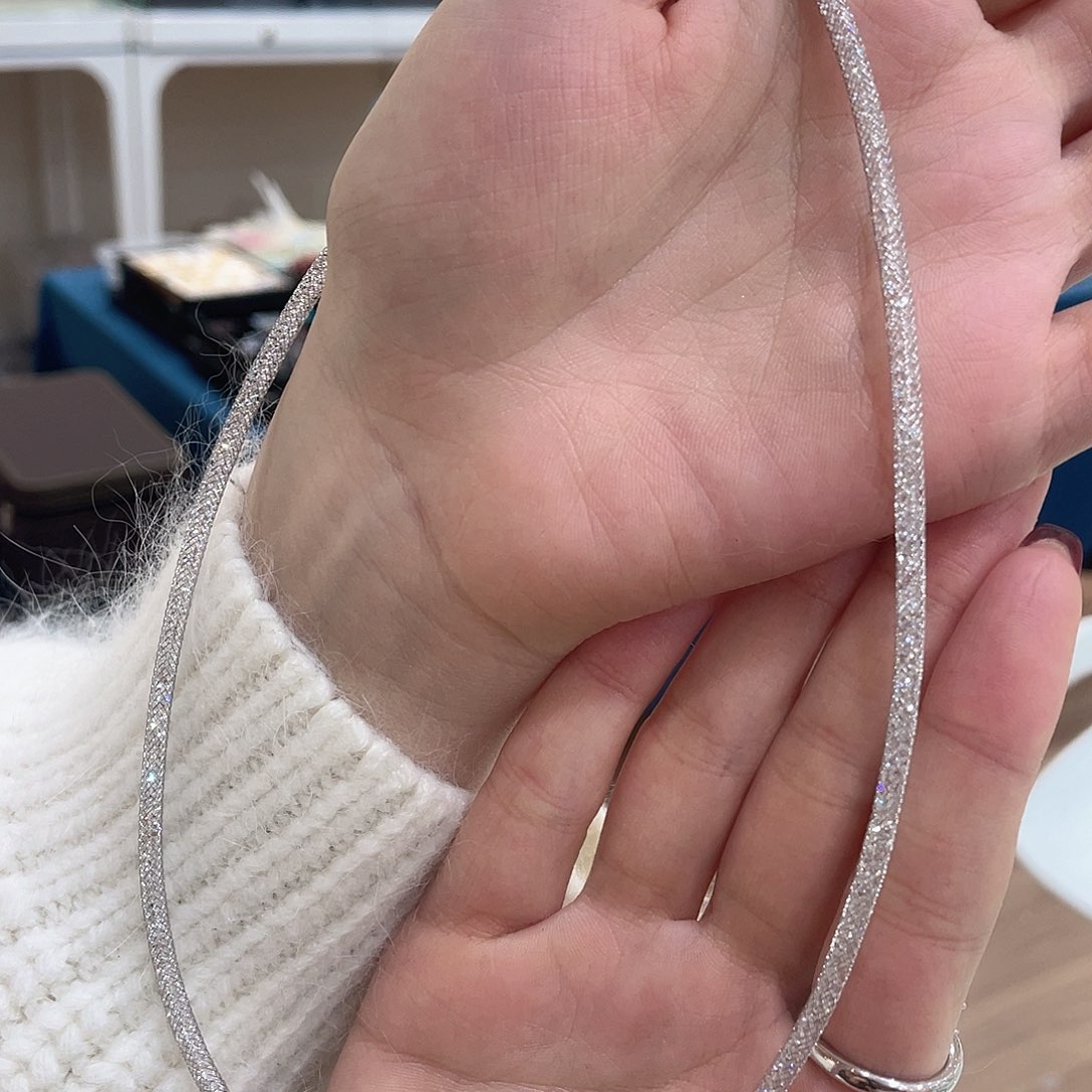 羽毛纯铜素链定制孤品