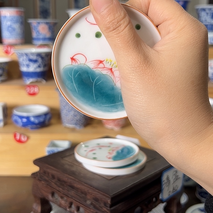 铁***头墨奈手绘陶瓷花盆