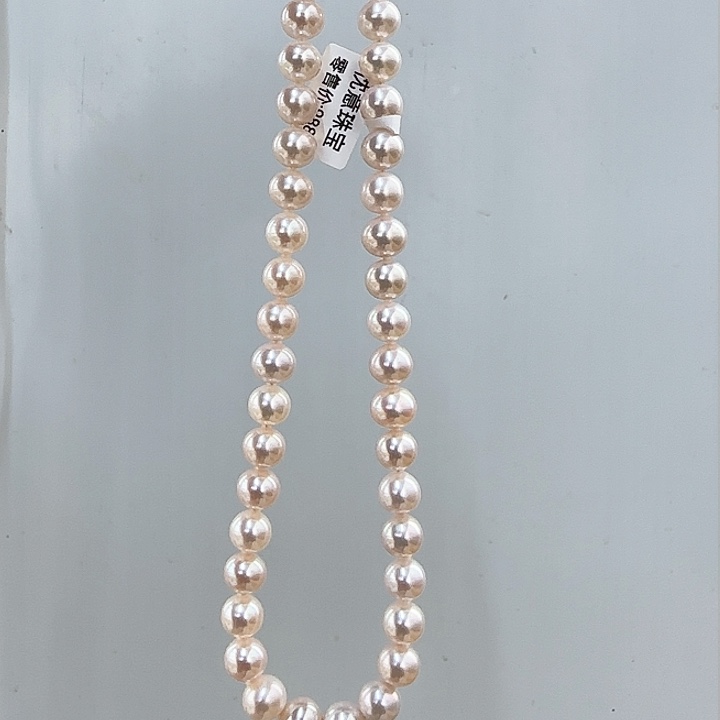 淡水珍珠颈饰银S925镶嵌欣**荣10-11无暇粉