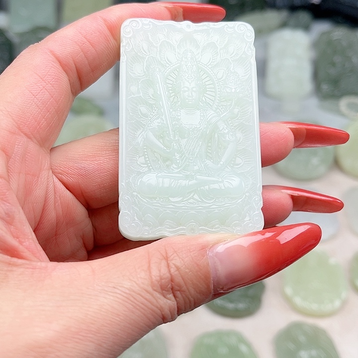 @***友和田玉未镶嵌颈饰