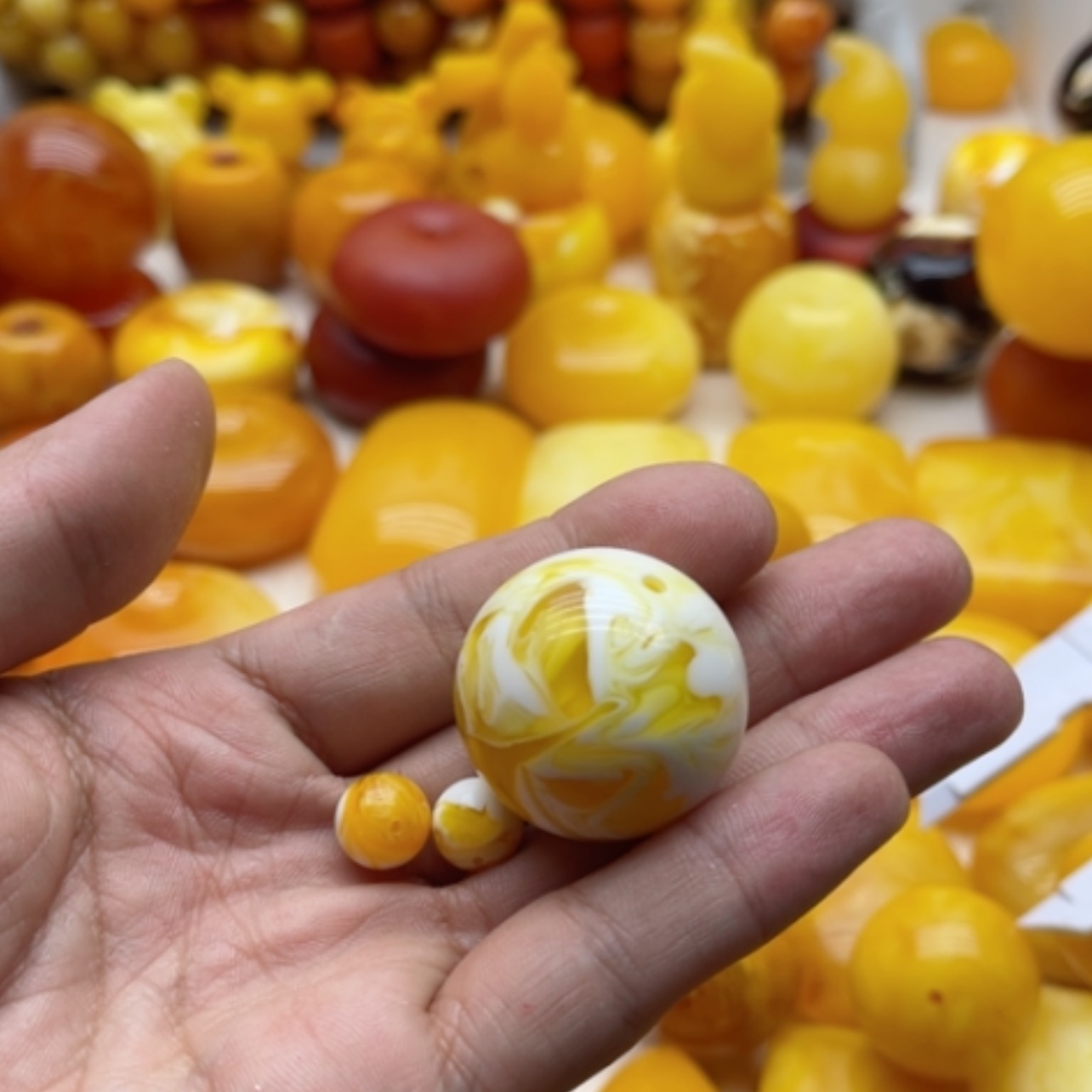 【闪购商品】树脂制品海****8蜜蜡单珠卡30