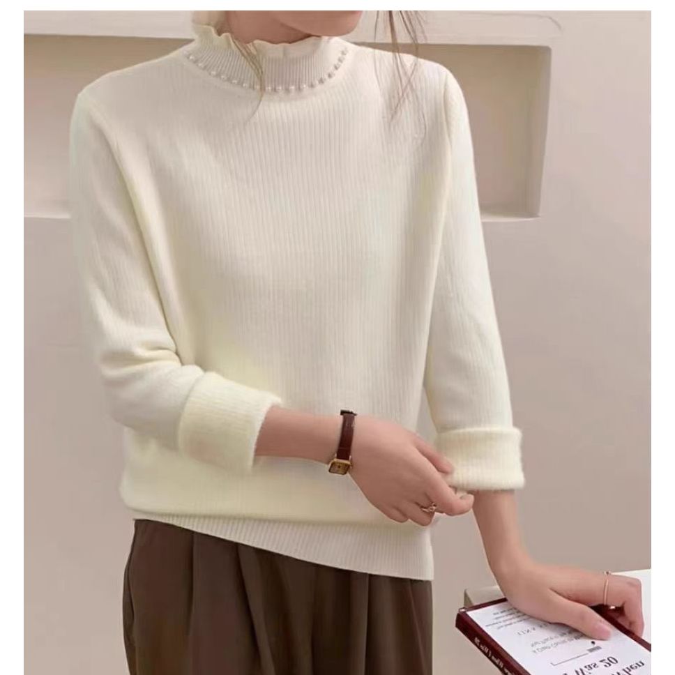 【小火炉】新品上衣-1262-珍珠领