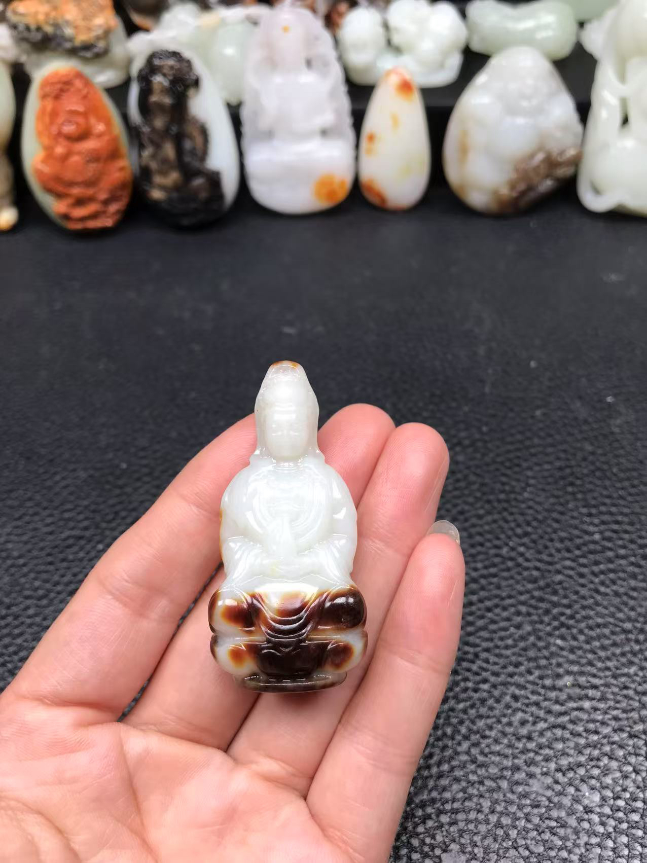 和田玉观音，实物漂亮，