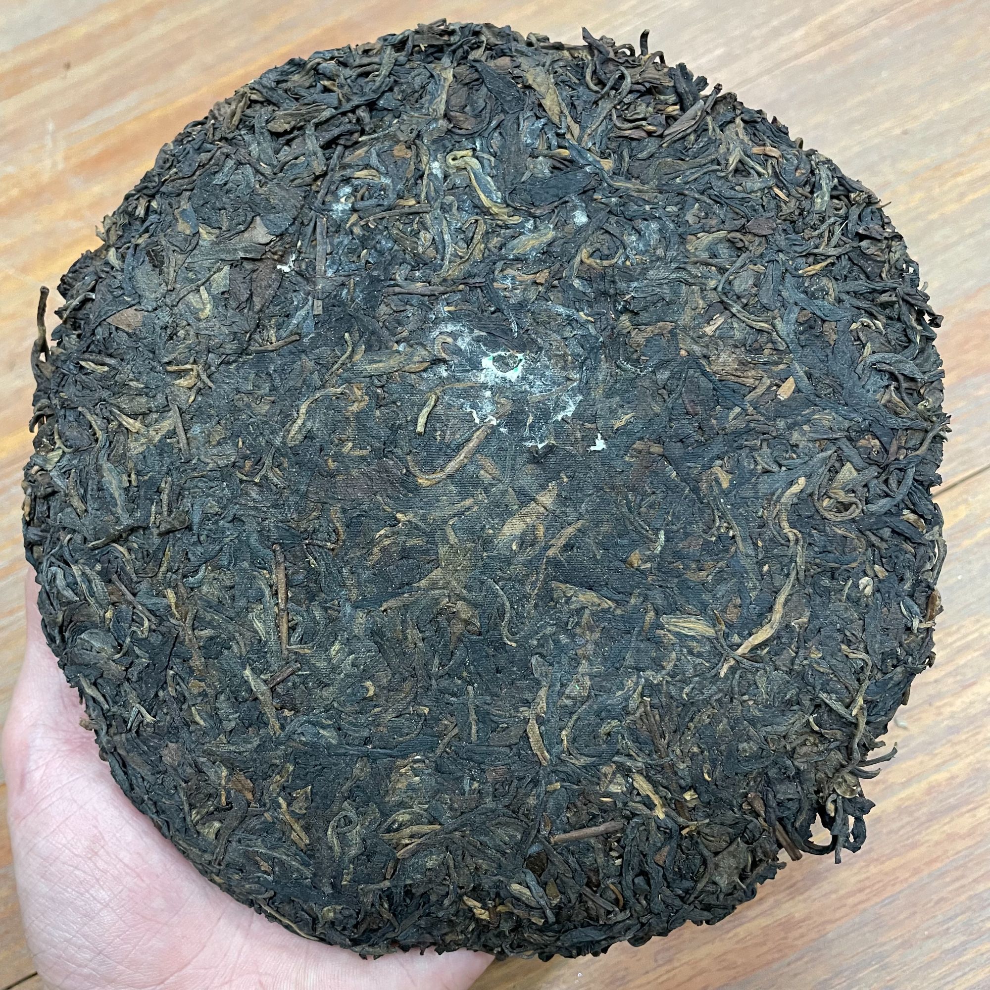 90年代末FT7582   357g/饼普洱茶 生茶带茶样F1