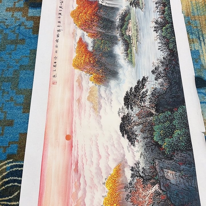 国画苏珊老师展览原作