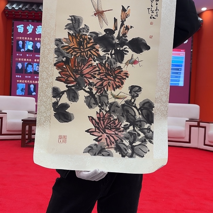 国画李陈良老先生展览原作